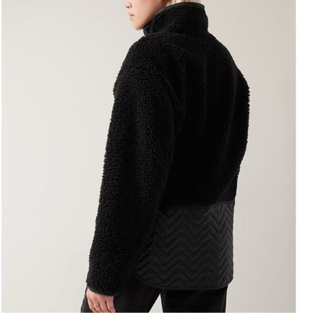 Athleta Black Teddy Jacket - Picture 3 of 6